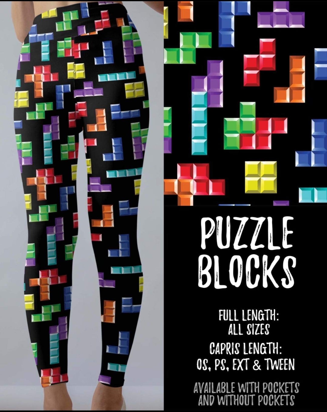 Puzzle Blocks Leggings/Joggers/Lounge